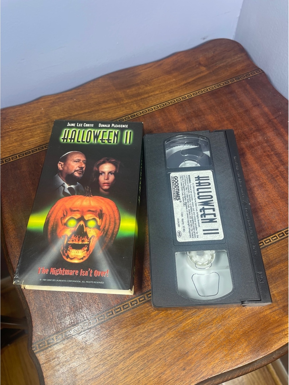 Halloween II VHS Tape Movie